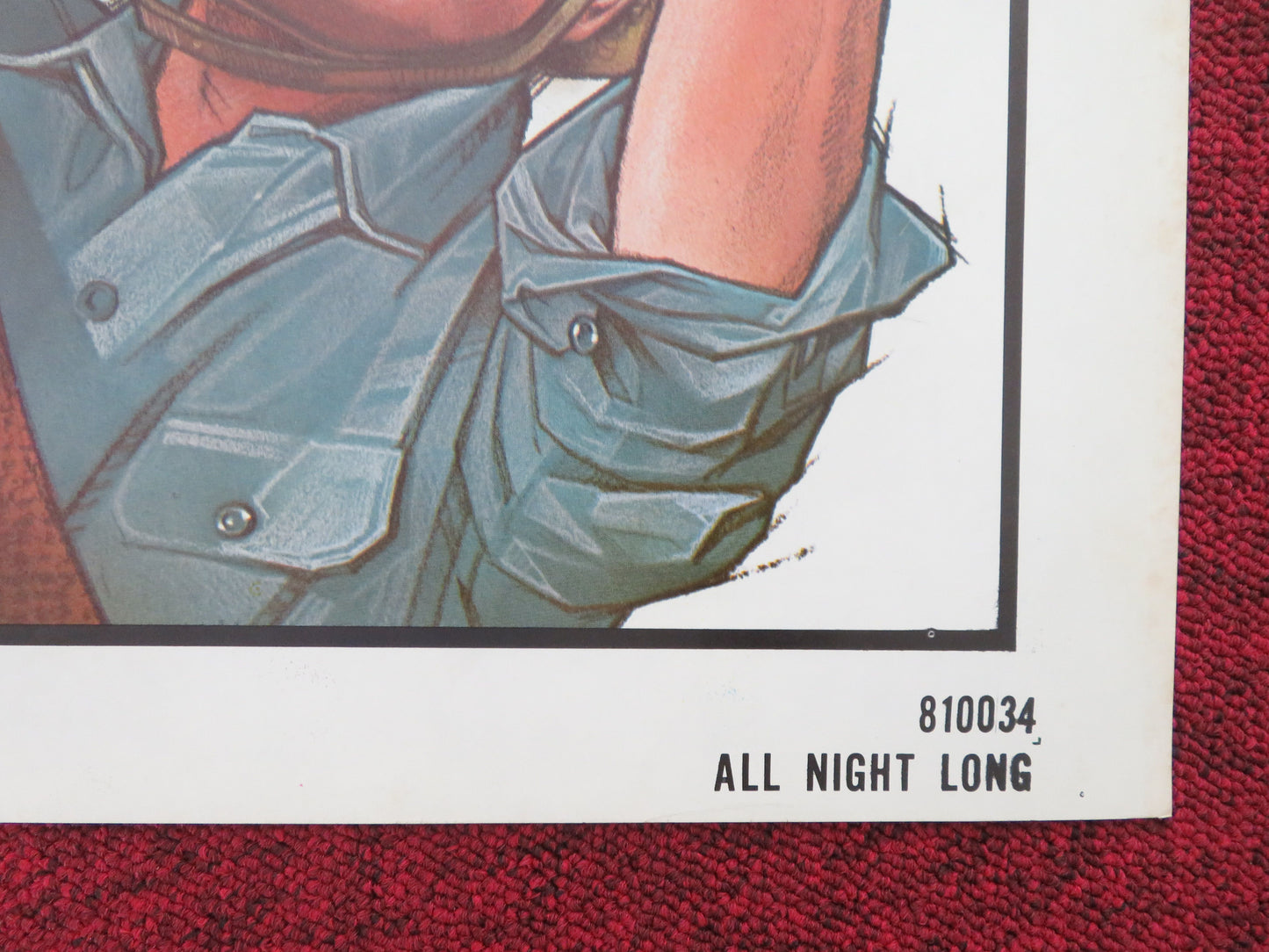 All Night Long Folded US One Sheet Poster Gene Hackman Barbra Streisand 1981