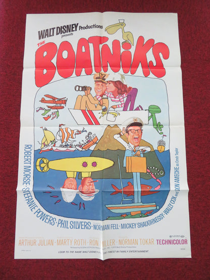 The Boatniks Folded US One Sheet Poster Disney Phil Silvers Morse 1970