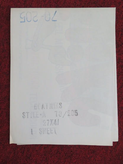 The Boatniks Folded US One Sheet Poster Disney Phil Silvers Morse 1970