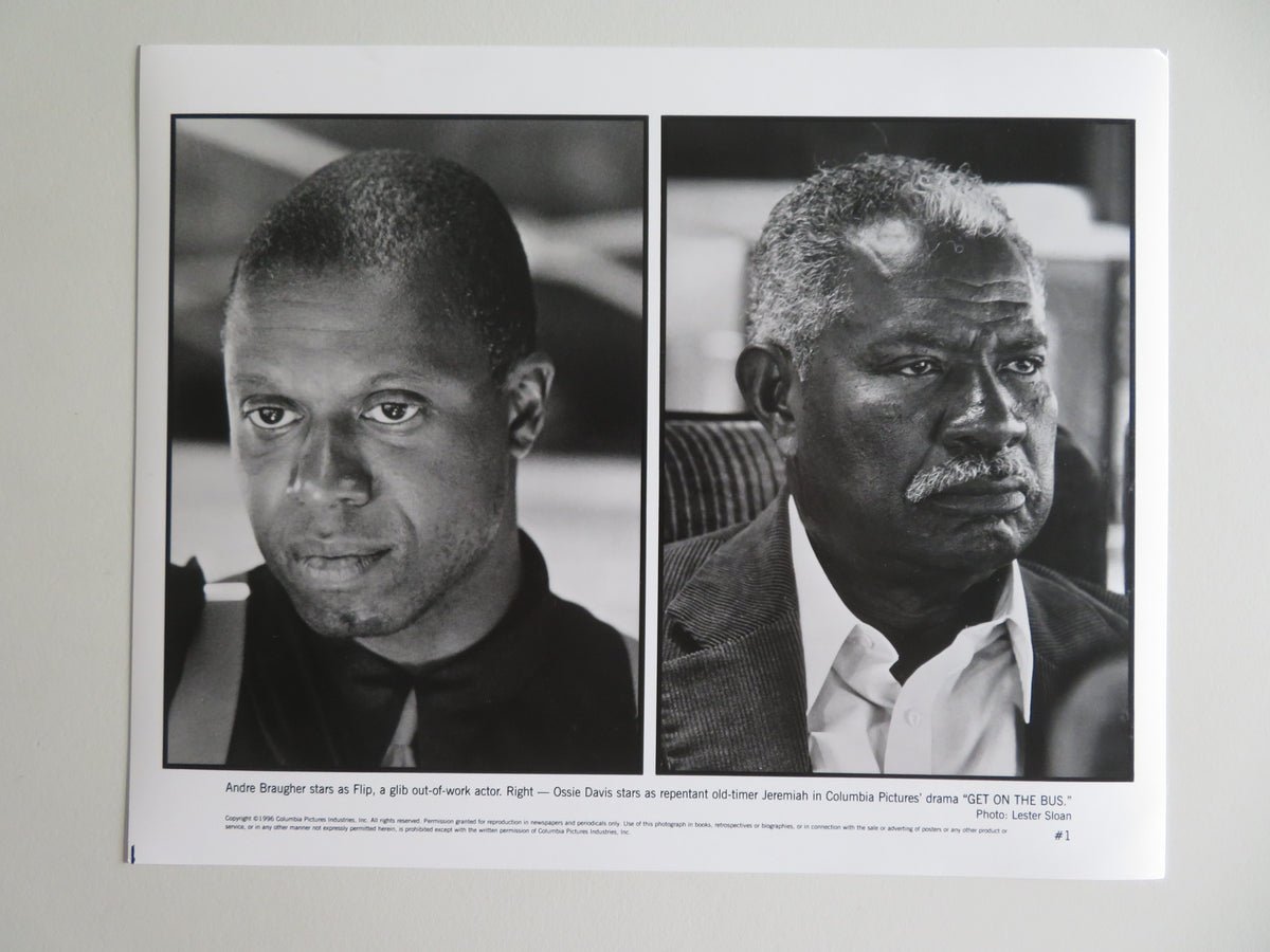 Get on the Bus Movie Still Photo Lot Of 6 Ossie Davis Charles S. Dutton 1996