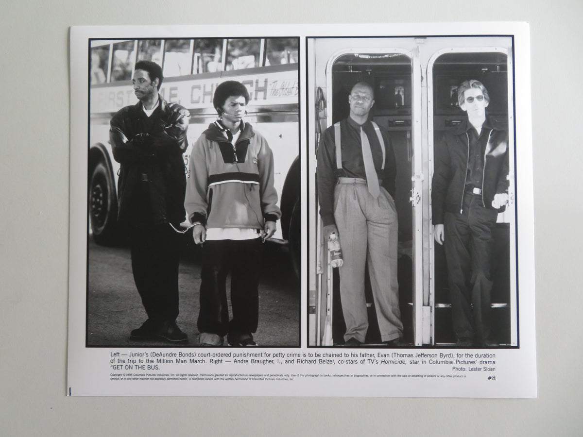 Get on the Bus Movie Still Photo Lot Of 6 Ossie Davis Charles S. Dutton 1996