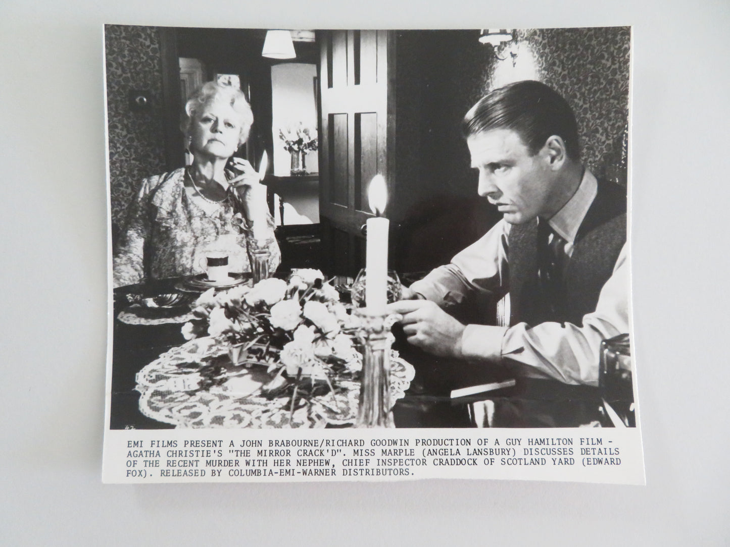 The Mirror Crack'd  - B Movie Still Photo Lot Of 6 Angela Lansbury E. Fox 1980