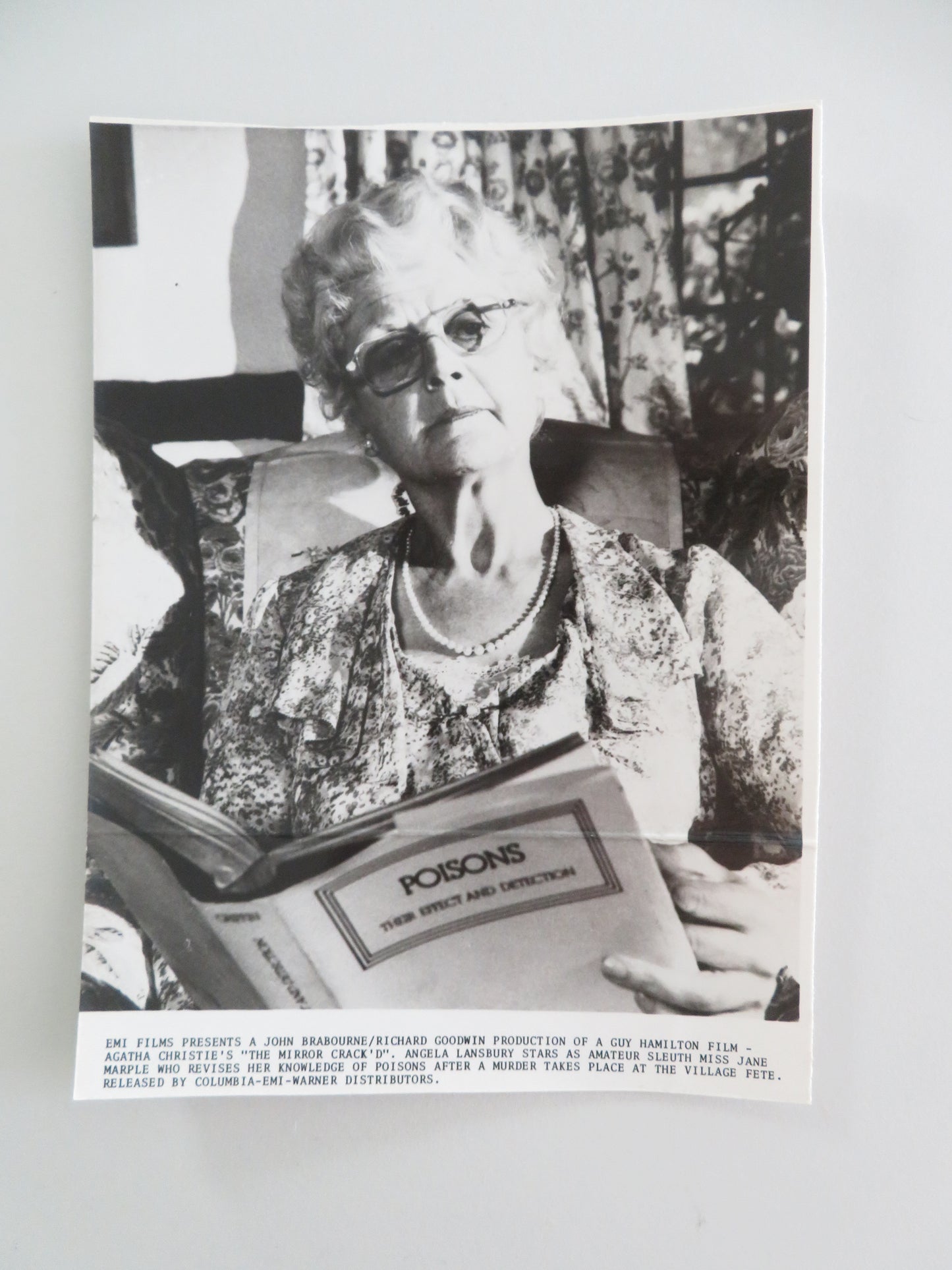 The Mirror Crack'd  - B Movie Still Photo Lot Of 6 Angela Lansbury E. Fox 1980