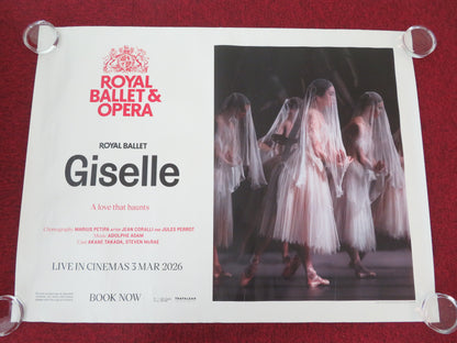 Royal Ballet and Opera: Giselle UK Quad Rolled Poster Akane Takada 2026