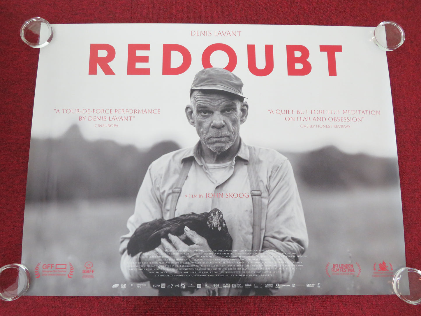 Redoubt UK Quad Rolled Poster Denis Lavant Agnieszka Podsiadlik 2025