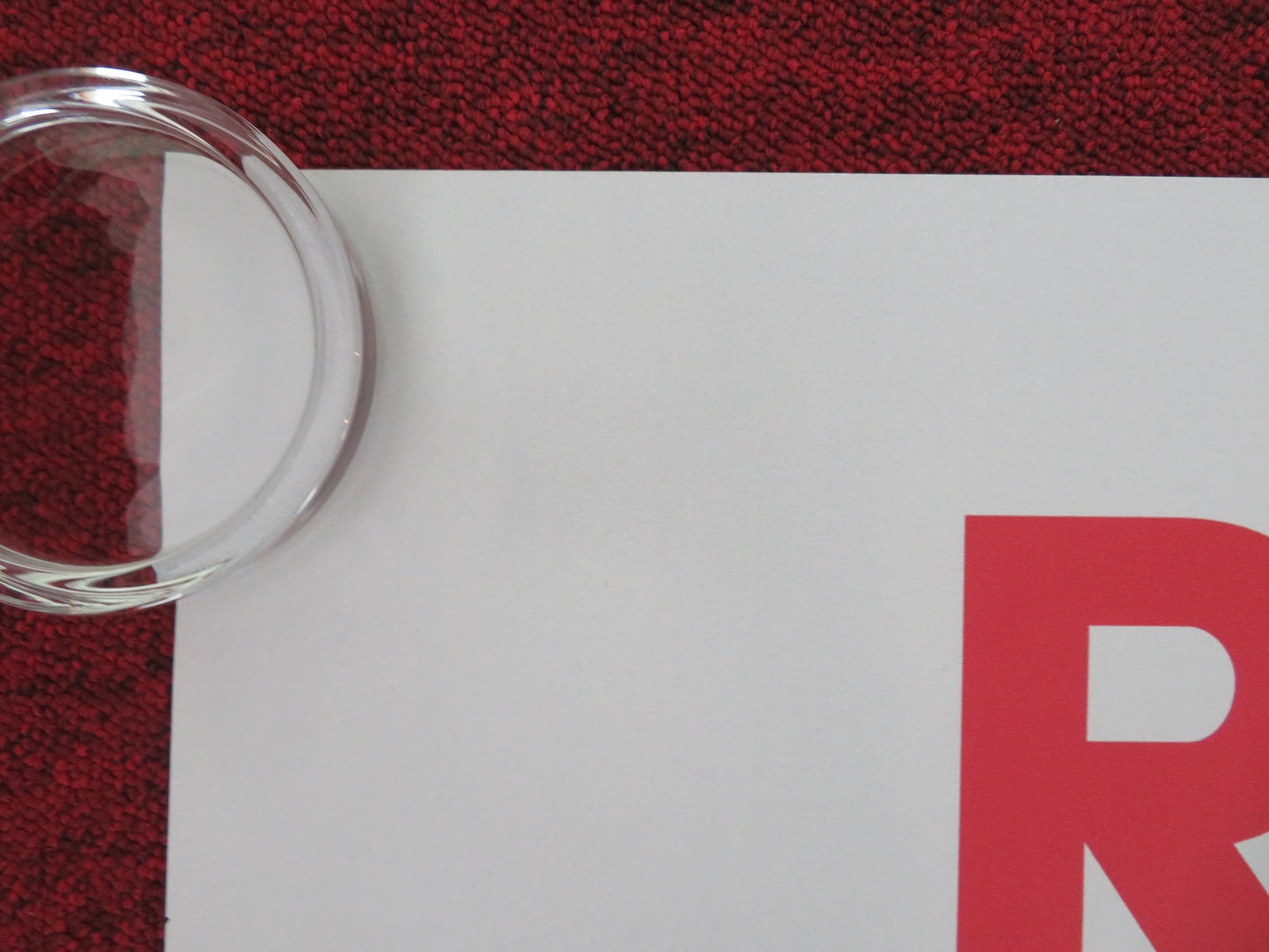 Redoubt UK Quad Rolled Poster Denis Lavant Agnieszka Podsiadlik 2025