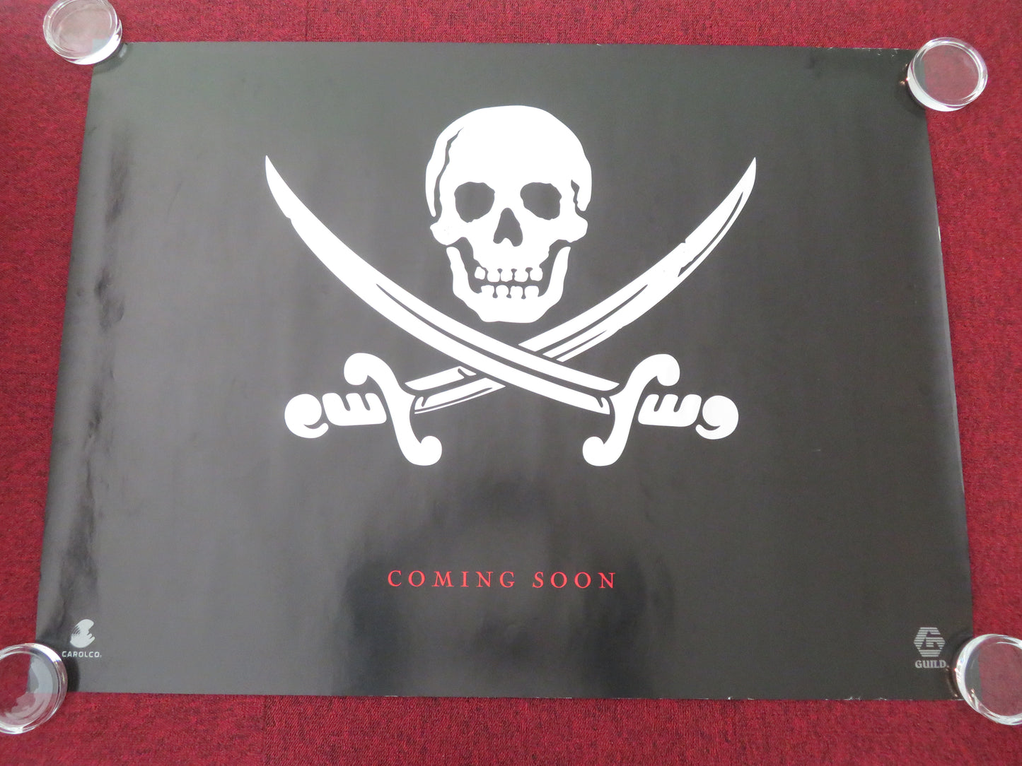 Pirates of the Caribbean: The Curse of the Black Pearl UK Quad Rolled Poster