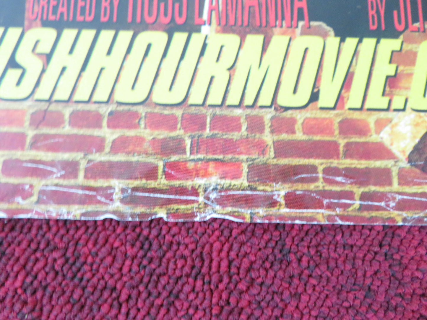 Rush Hour 3 UK Quad Rolled Poster Jackie Chan Chris Tucker 2007