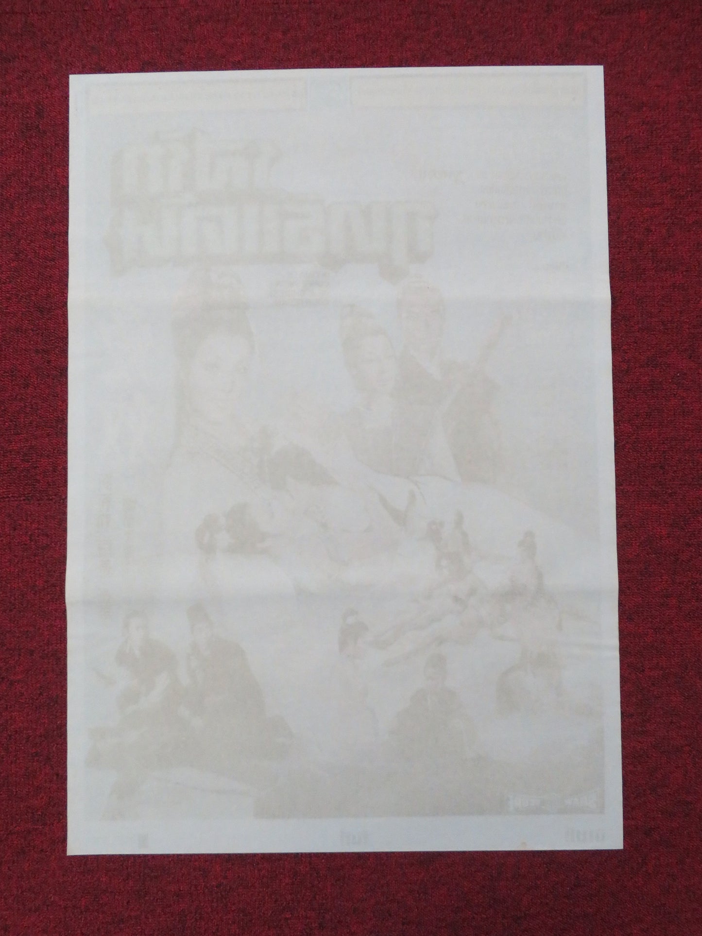 Intimate Confessions of a Chinese Courtesan Thai Rolled Poster Lily Ho 1972