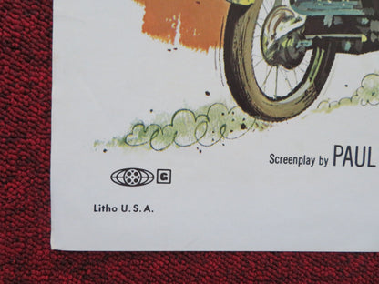 Hang Your Hat on the Wind Folded US One Sheet Poster Disney Natoli 1969