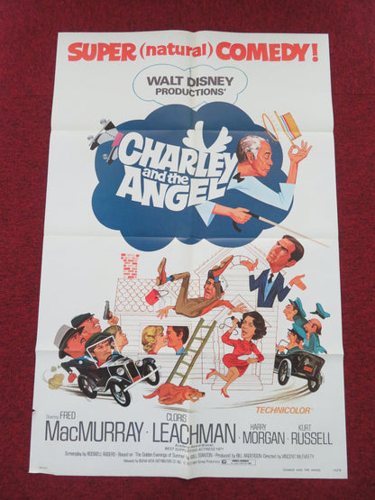 Charley and the Angel Folded US One Sheet Poster Disney Kurt Russell 1978