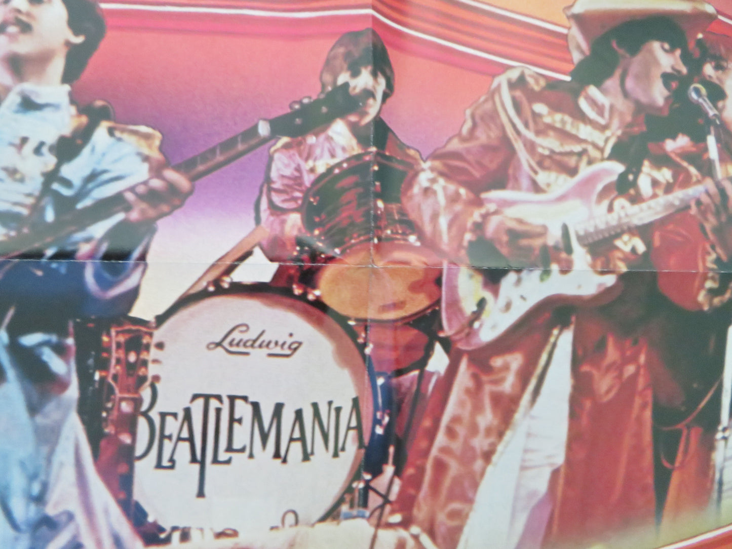 Beatlemania Folded US One Sheet Poster David Leon Mitch Weissman 1981