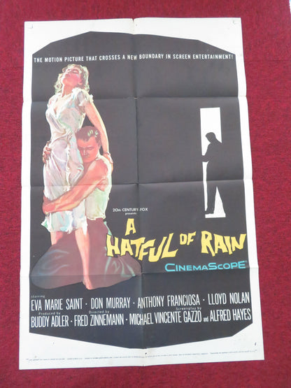 A Hatful of Rain Folded US One Sheet Poster Eva Marie Saint Murray 1957