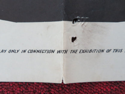 A Hatful of Rain Folded US One Sheet Poster Eva Marie Saint Murray 1957