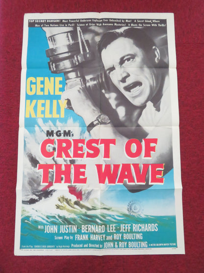 Crest of the Wave Folded US One Sheet Poster Gene Kelly John Justin 1954