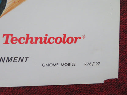The Gnome Mobile Folded US One Sheet Poster Disney Brennan R1976