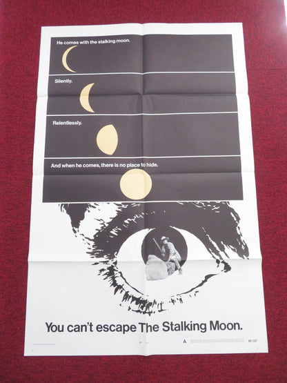 The Stalking Moon Folded US One Sheet Poster Gregory Peck Eva Marie Saint 1968