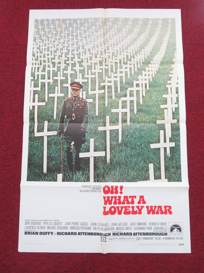 Oh! What a Lovely War Folded US One Sheet Poster Wendy Allnutt 1969