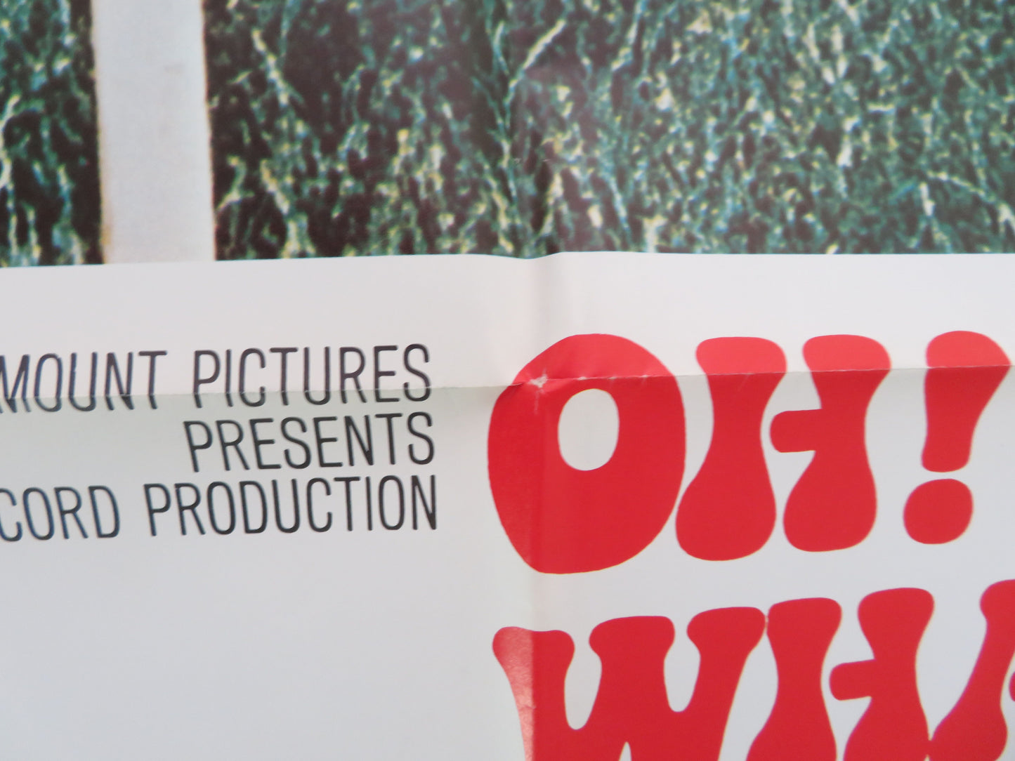 Oh! What a Lovely War Folded US One Sheet Poster Wendy Allnutt 1969