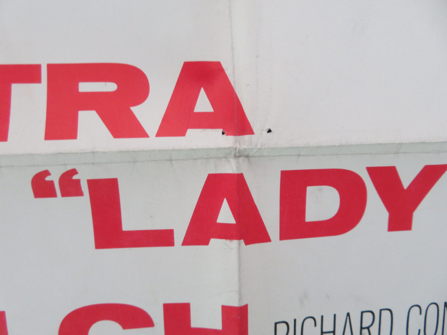 Lady in Cement Folded US One Sheet Poster Frank Sinatra Raquel Welch 1968