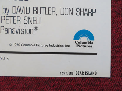 Bear Island Folded US One Sheet Poster Donald Sutherland Redgrave 1979