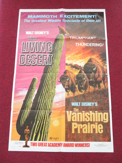 The Vanishing Prairie Folded US One Sheet Poster Disney Winston Hibler R1971