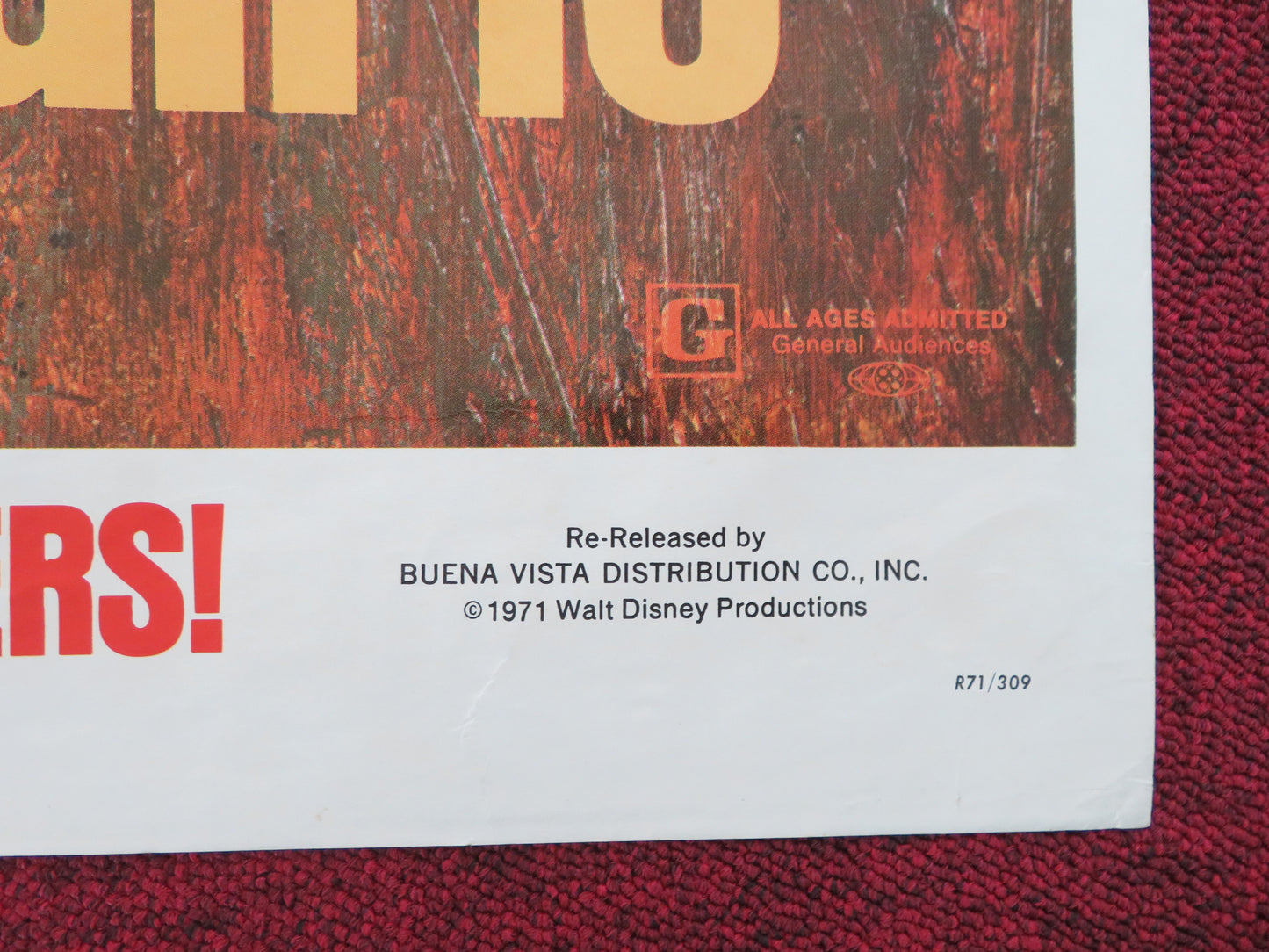 The Vanishing Prairie Folded US One Sheet Poster Disney Winston Hibler R1971