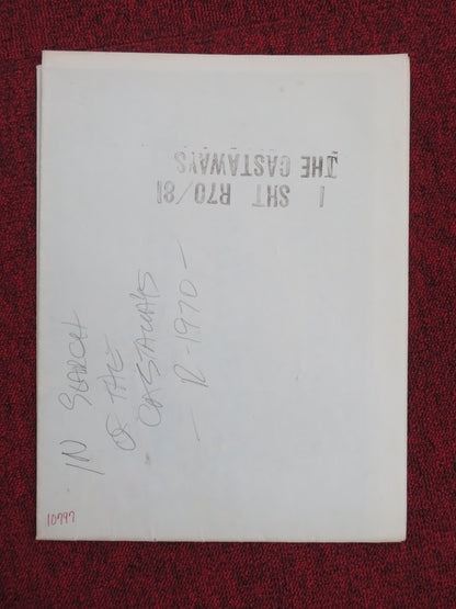 In Search of the Castaways Folded US One Sheet Poster Disney Mills R1970