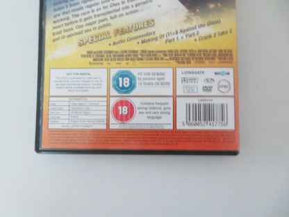 Crank 2: High Voltage (DVD) Jason Statham Amy Smart 2009 Region 2