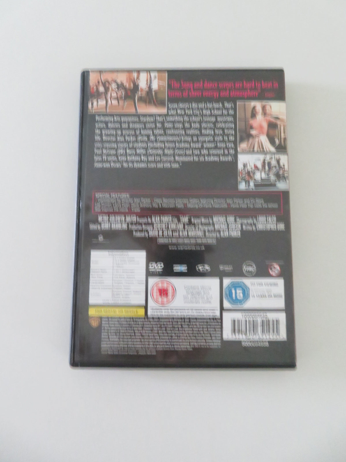 Fame (DVD) Eddie Barth Irene Cara Lee Curreri 1980 Region 2