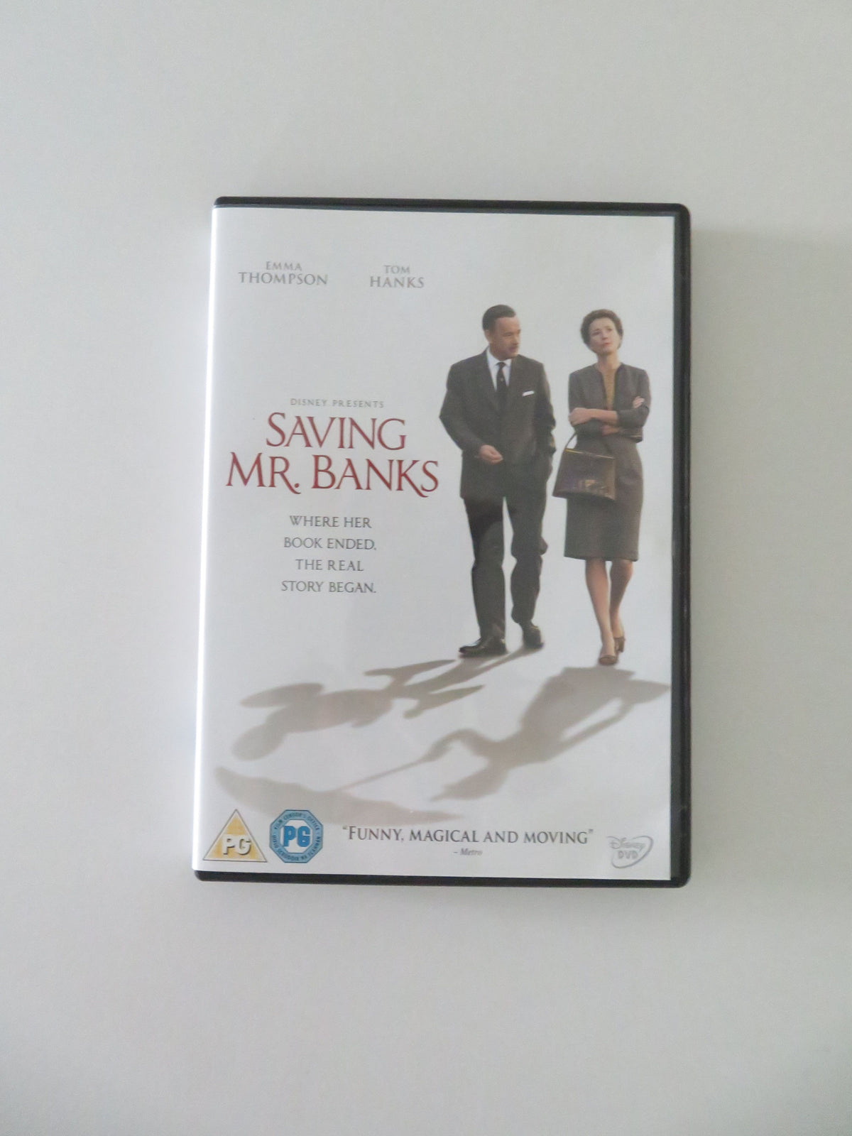 Saving Mr. Banks (DVD) Disney Emma Thompson Tom Hanks 2013 Region 2