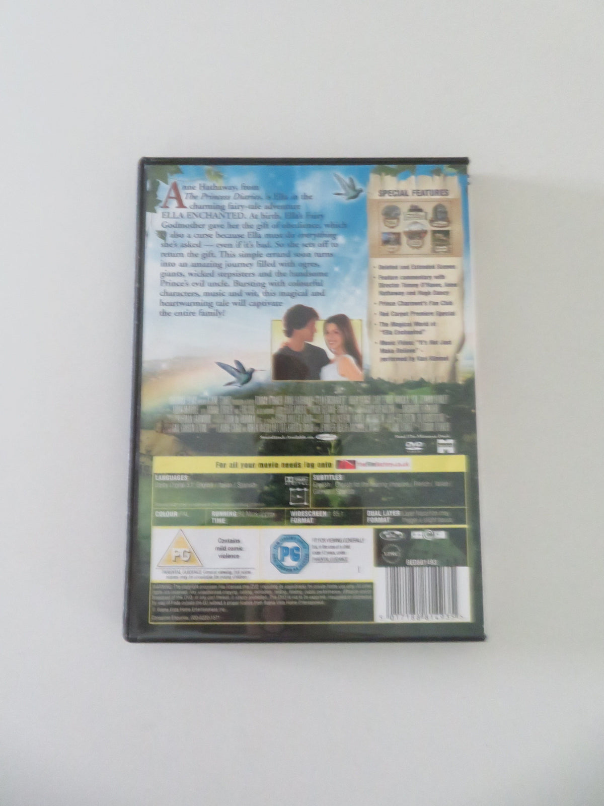Ella Enchanted (DVD) Anne Hathaway Hugh Dancy 2004 Region 2