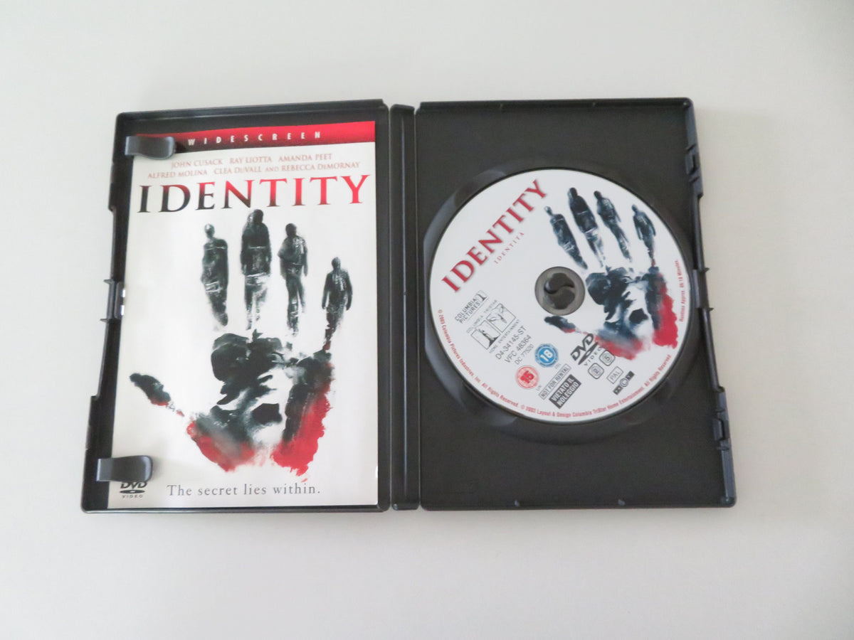 Identity (DVD) John Cusack Ray Liotta Amanda Peet 2003 Region 2