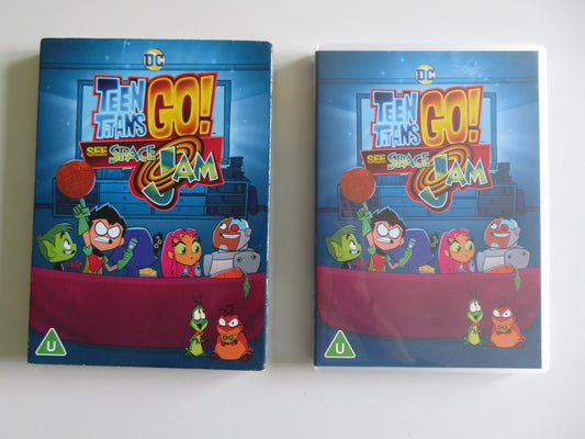 Teen Titans Go! See Space Jam (DVD) Greg Cipes Scott Menville 2021 Region 2