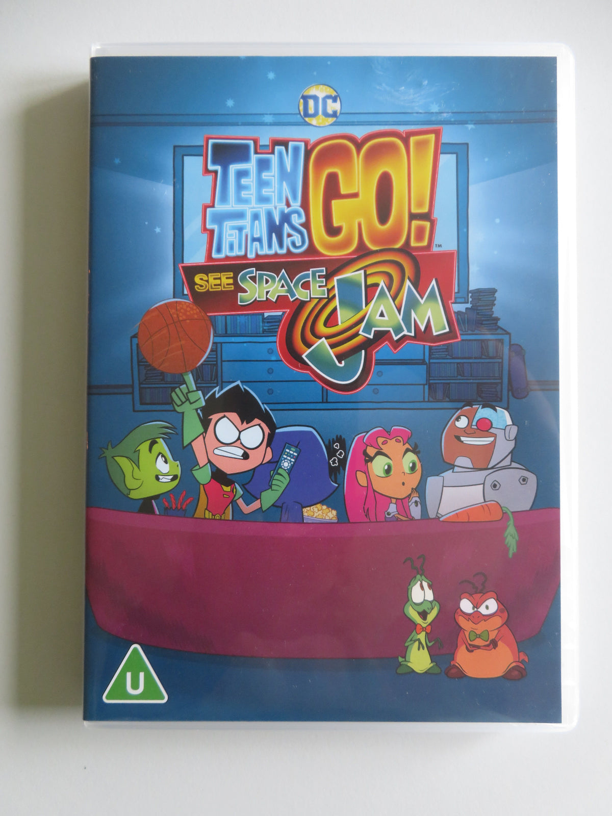 Teen Titans Go! See Space Jam (DVD) Greg Cipes Scott Menville 2021 Region 2