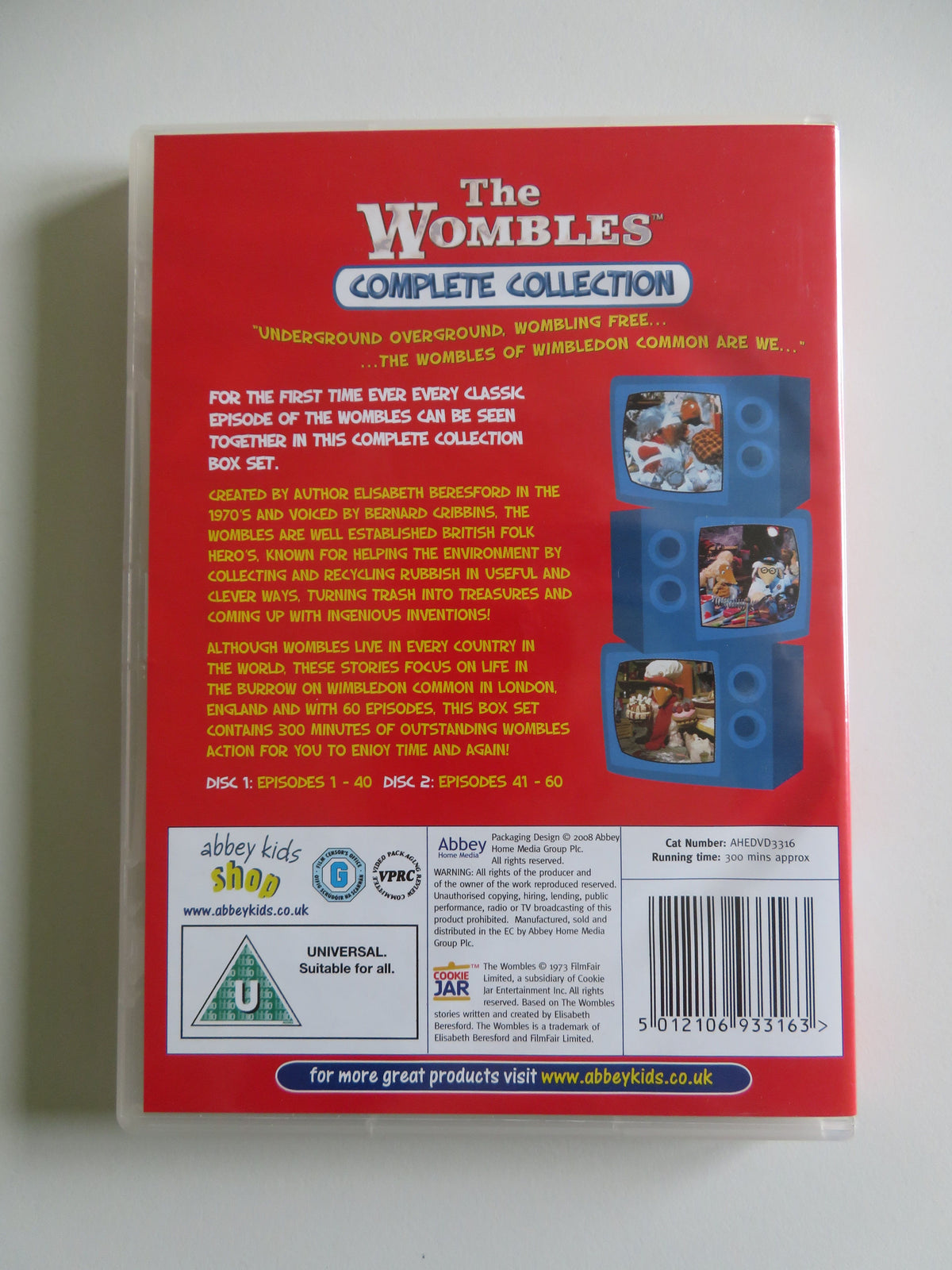 The Wombles - Complete Collection 2 disc set (DVD) Bernard Cribbins 1973