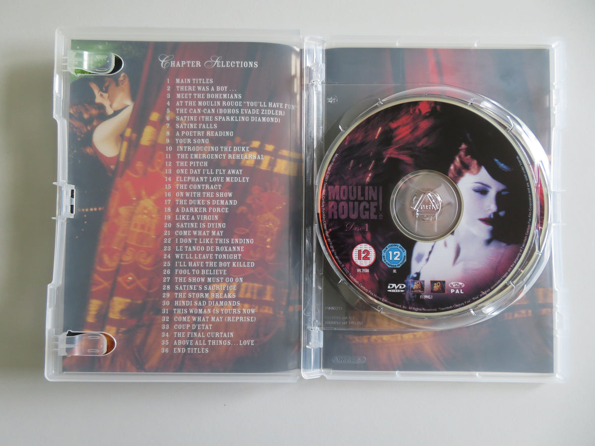 Moulin Rouge - Two Disc Special Edition (DVD) Kidman McGregor 2001 Region 2