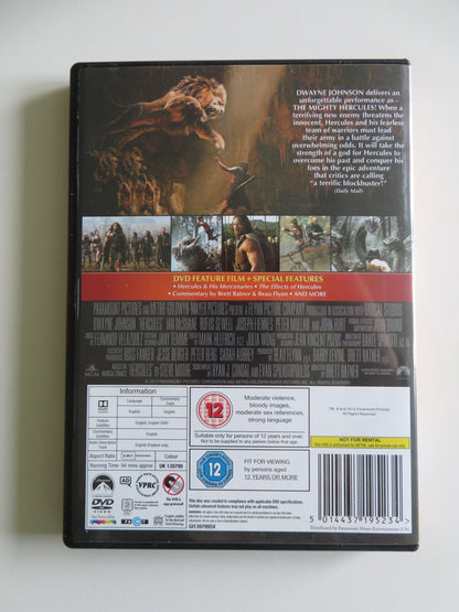 Hercules (DVD) Dwayne Johnson John Hurt Ian McShane 2014 Region 2