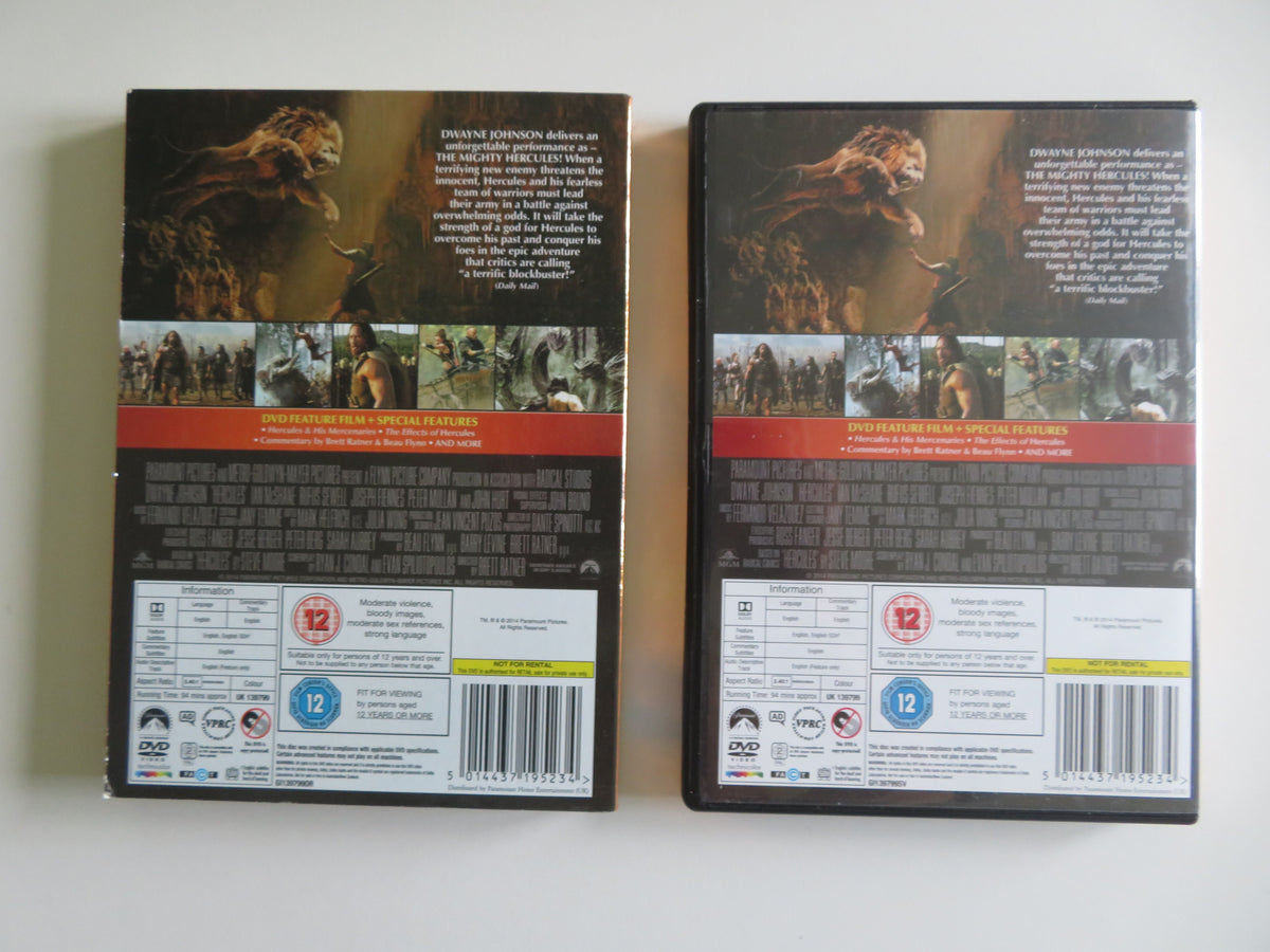 Hercules (DVD) Dwayne Johnson John Hurt Ian McShane 2014 Region 2