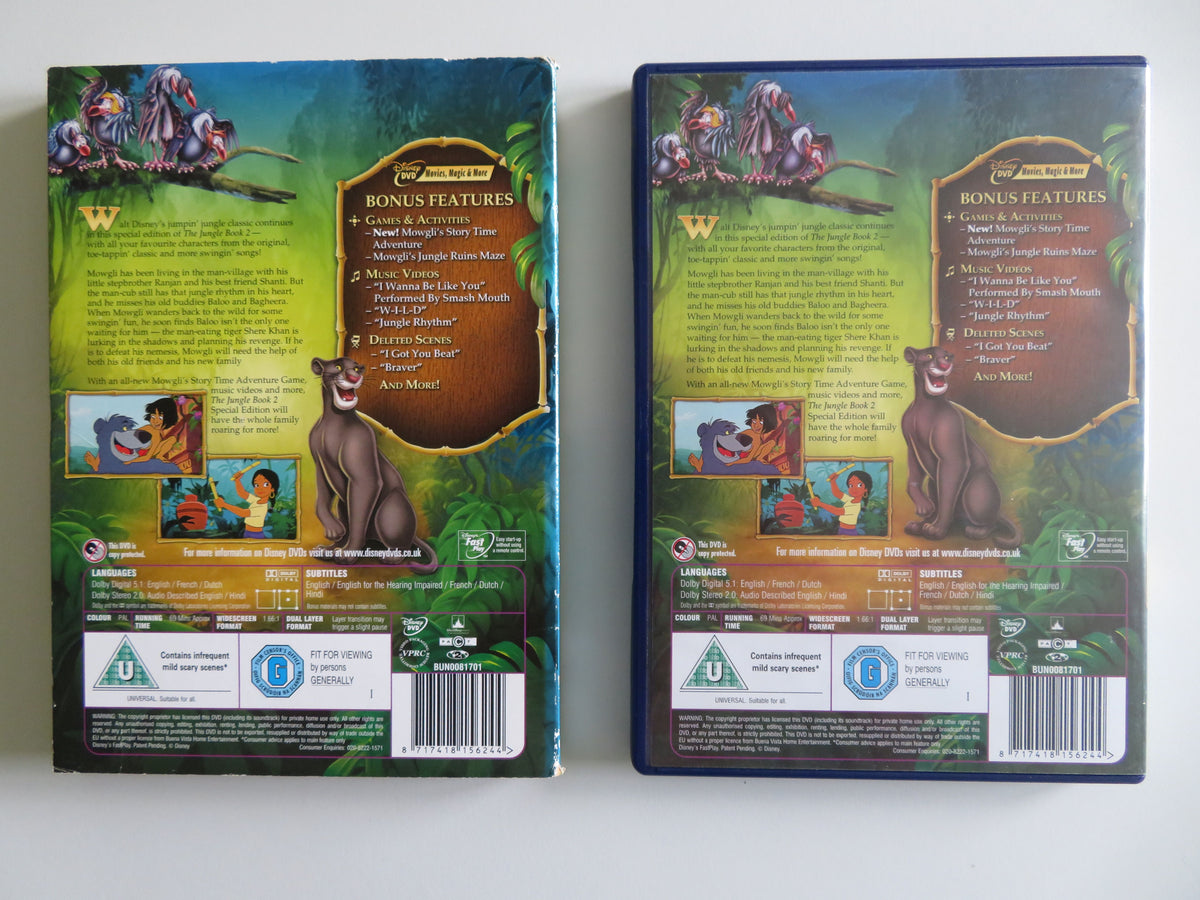 The Jungle Book 2 - B (DVD) Disney John Goodman Haley Joel Osment 2003 Region 2