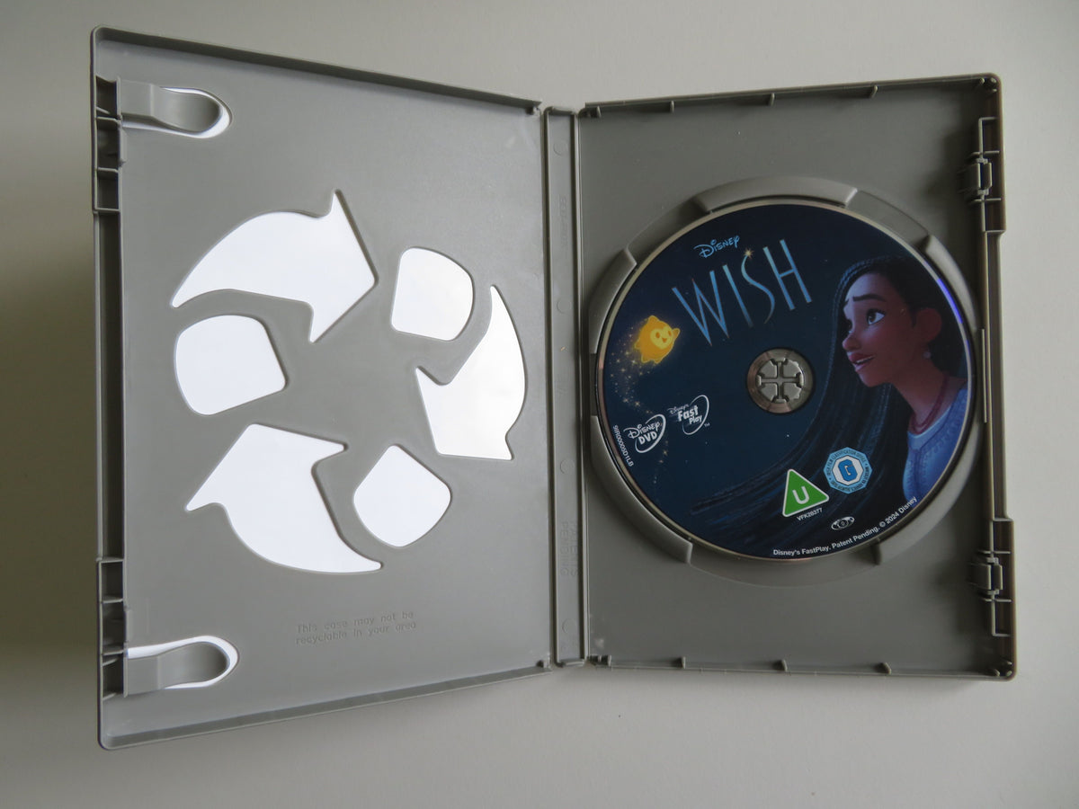 Wish (DVD) Disney Ariana DeBose Chris Pine Alan Tudyk 2023 Region 0