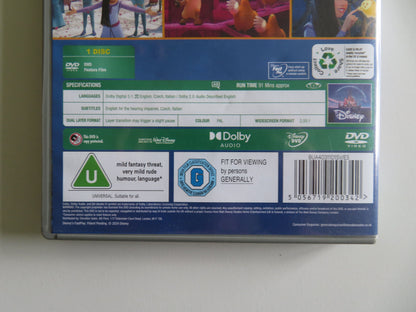 Wish (DVD) Disney Ariana DeBose Chris Pine Alan Tudyk 2023 Region 0