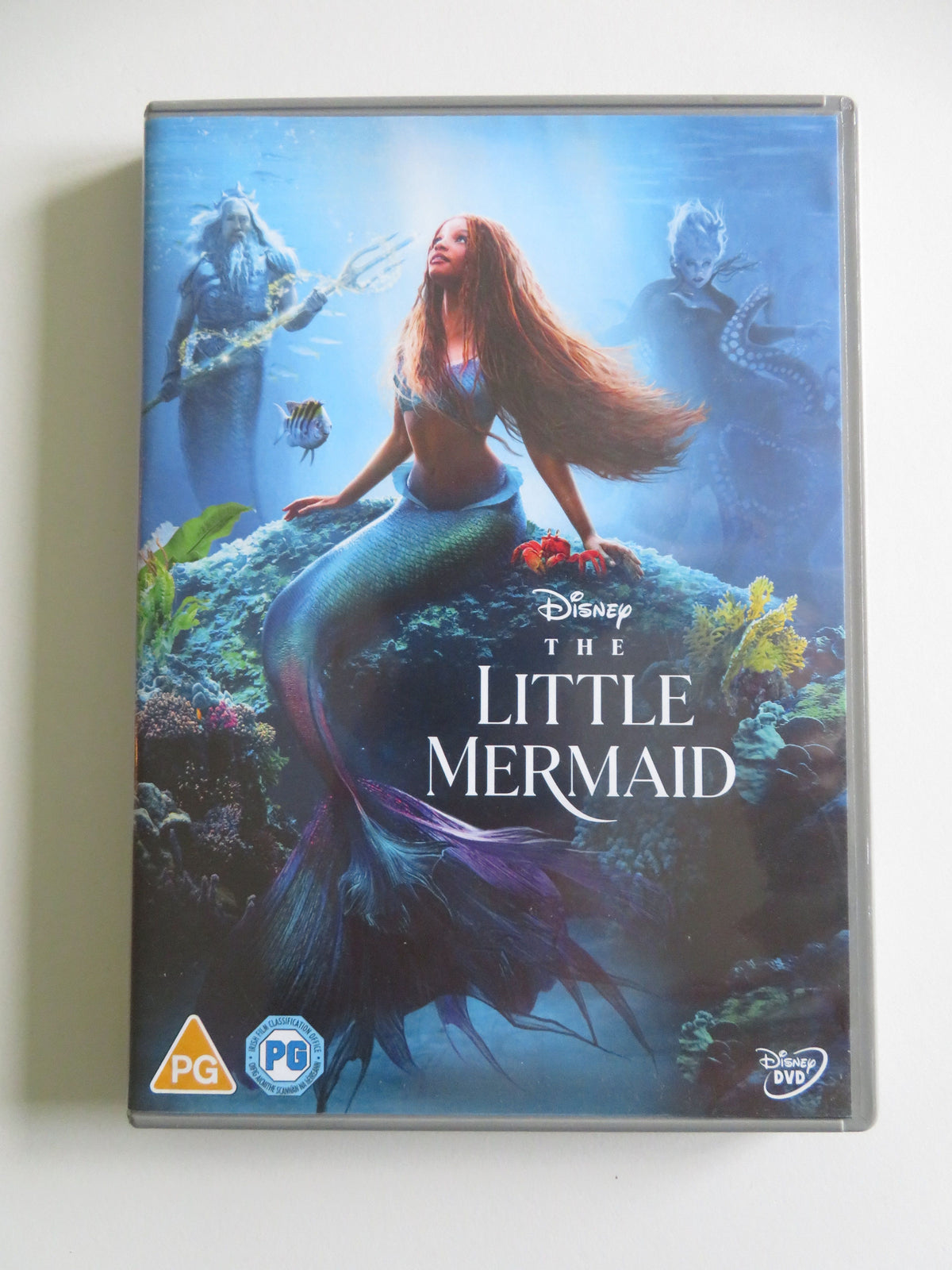 The Little Mermaid (DVD) Disney Halle Bailey Jonah Hauer-King 2023 Region 0