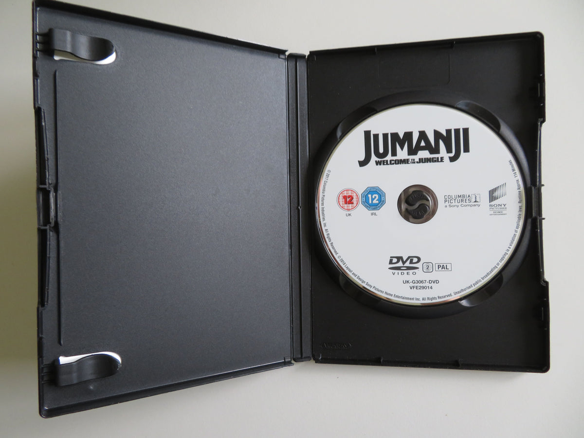 Jumanji: Welcome to the Jungle (DVD) Dwayne Johnson Jack Black 2017 Region 2
