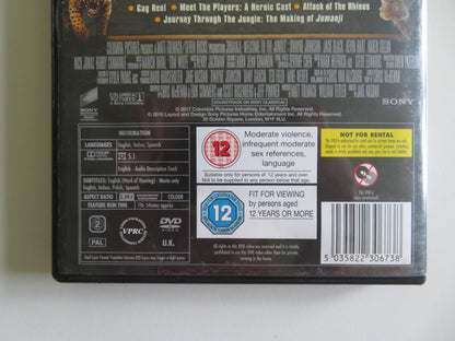 Jumanji: Welcome to the Jungle (DVD) Dwayne Johnson Jack Black 2017 Region 2