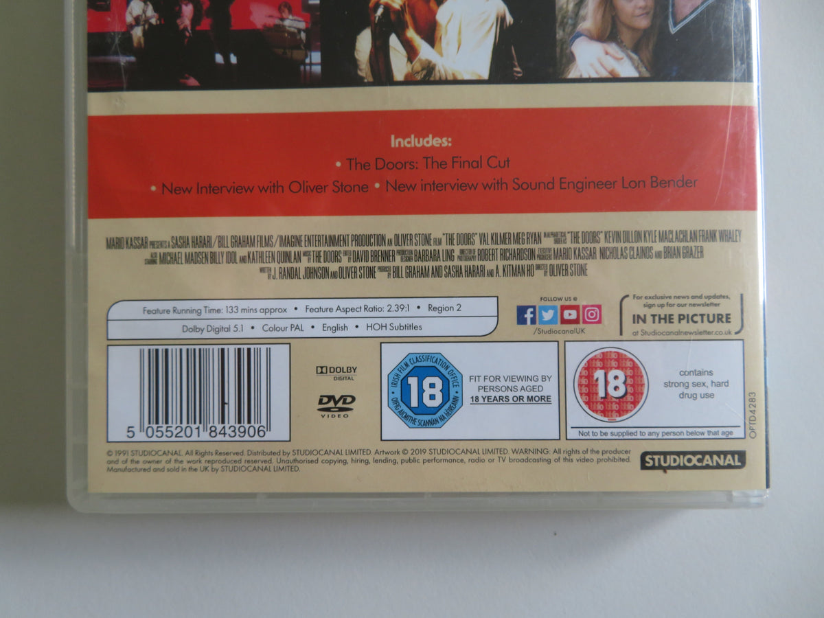 The Doors - The Final Cut (DVD) Val Kilmer Meg Ryan 1991 Region 2