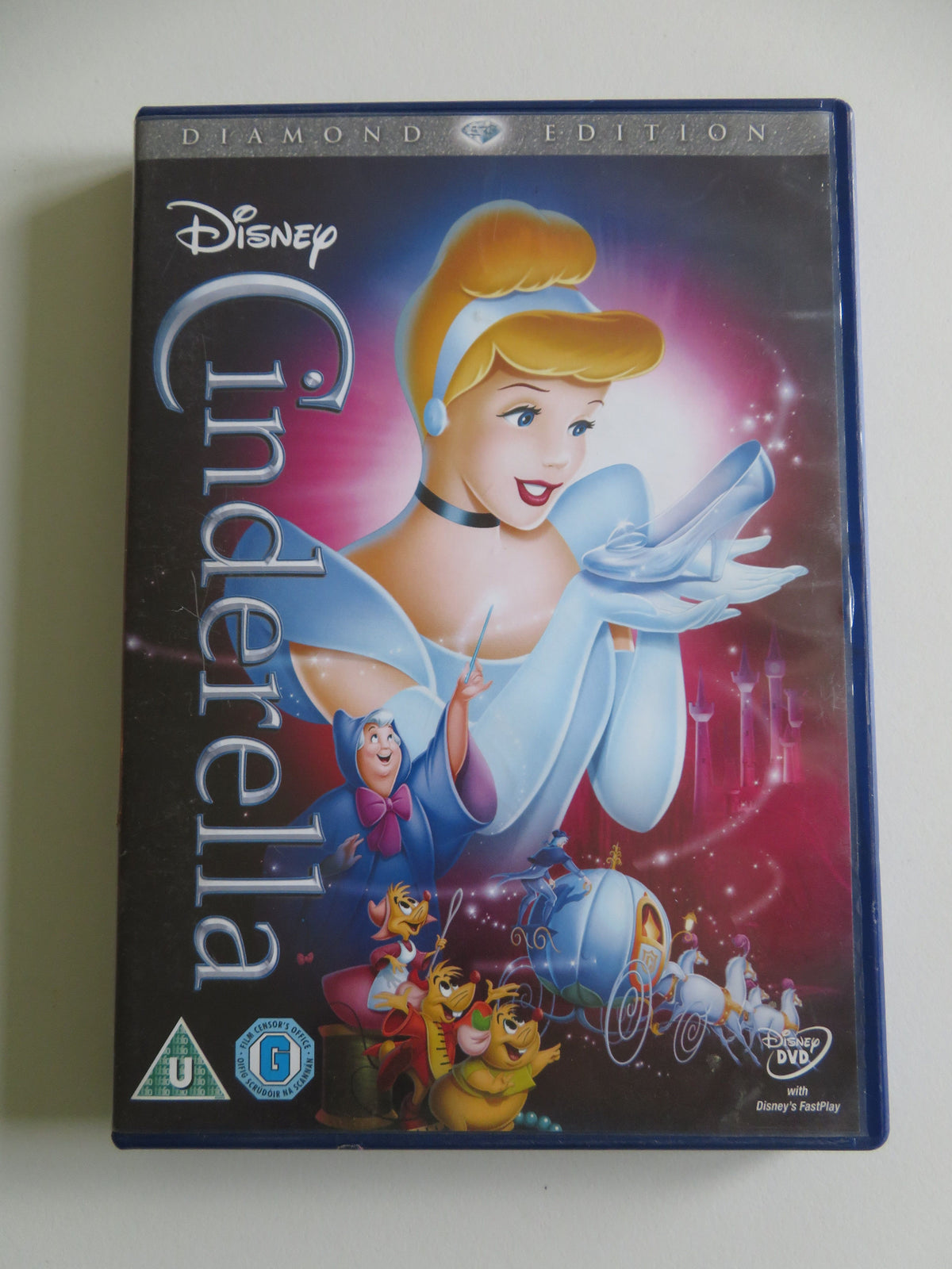 Cinderella - Diamond Edition (DVD) Disney Ilene Woods, E. Audley 1950 Region 2
