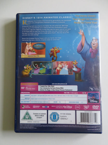 Cinderella - Diamond Edition (DVD) Disney Ilene Woods, E. Audley 1950 Region 2