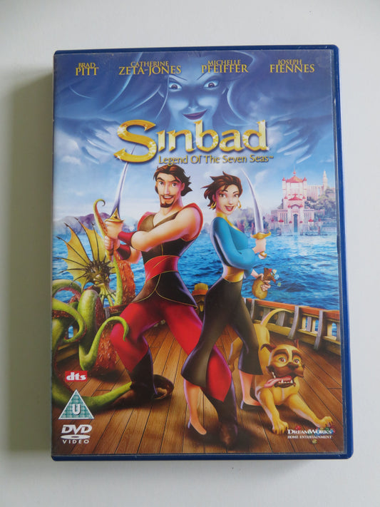 Sinbad: Legend of the Seven Seas (DVD) Brad Pitt C. Zeta-Jones 2003 Region 2