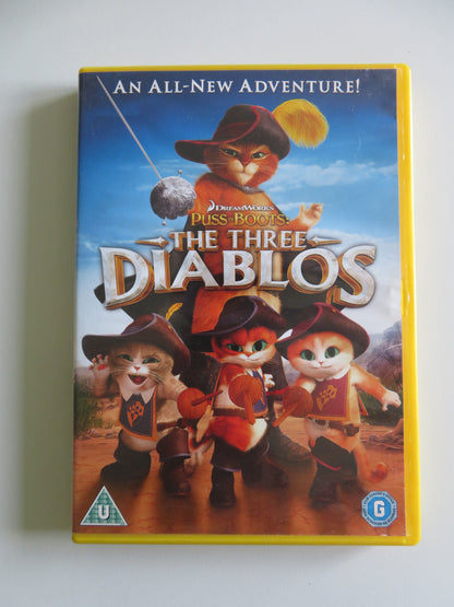 Puss in Boots: The Three Diablos (DVD) Antonio Banderas G. Marini 2012 Region 2